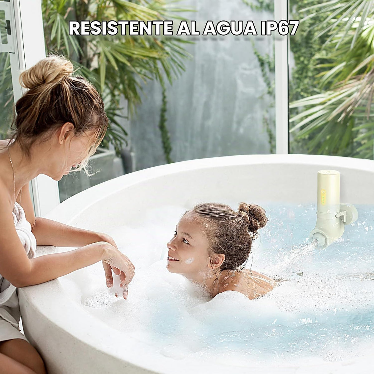 MOMFANN Bath Jet Spa, accesorios de bañera portátiles inalámbricos...