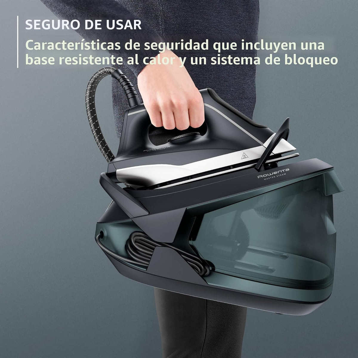 Rowenta Plancha de Vapor para Ropa Estación de Vapor Master, Planch...