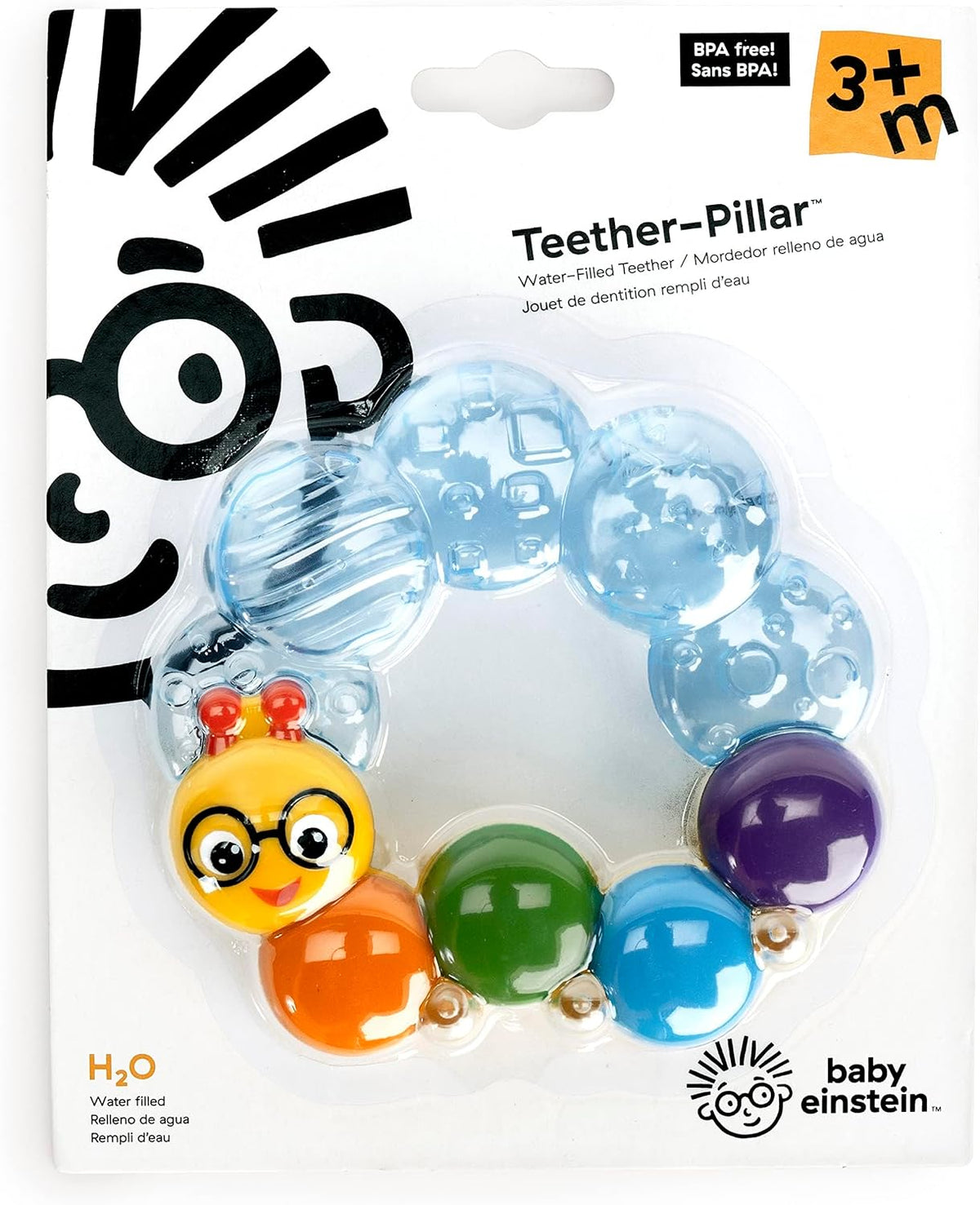 Baby Einstein Teether-Pillar Rattle and Chill - Juguete para dentic...