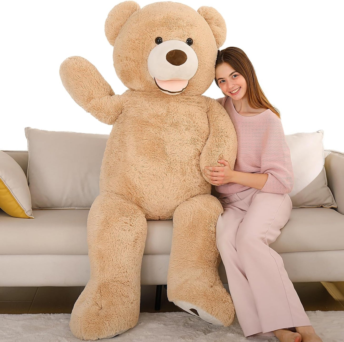 MaoGoLan Oso de peluche gigante, animal de peluche de 5 pies, peluc...