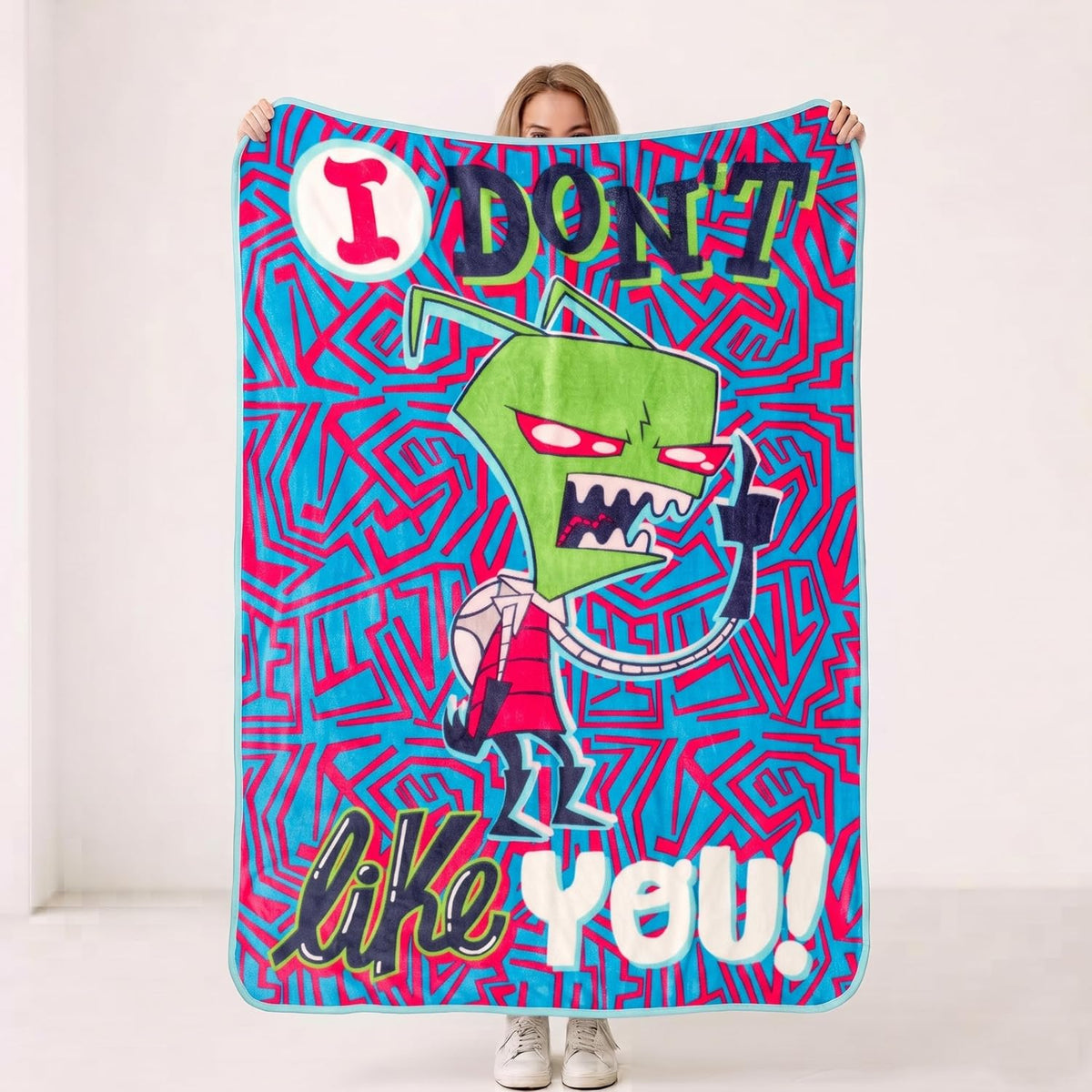 Silver Buffalo Invader Zim I Don't Like You - Manta de forro po...