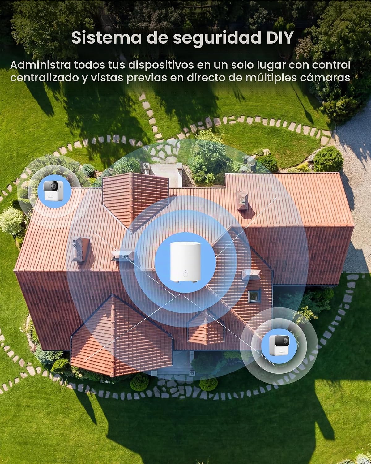 REOLINK Cámaras de seguridad inalámbricas para exteriores, detecció...