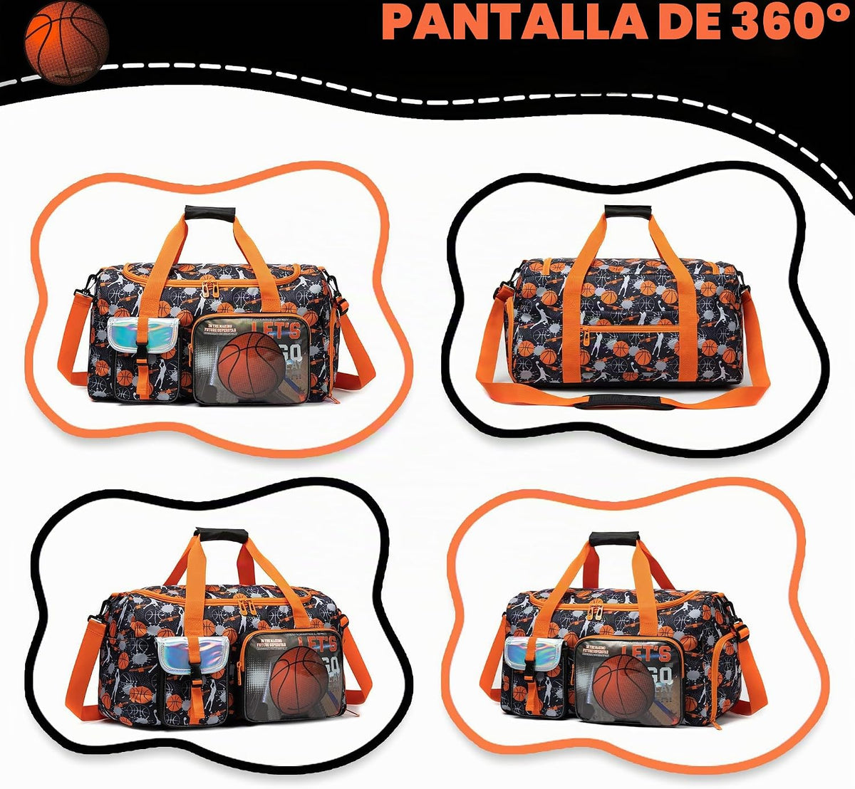 Inprof Juego de maletas para niños, 3 piezas, equipaje rígido de 16...