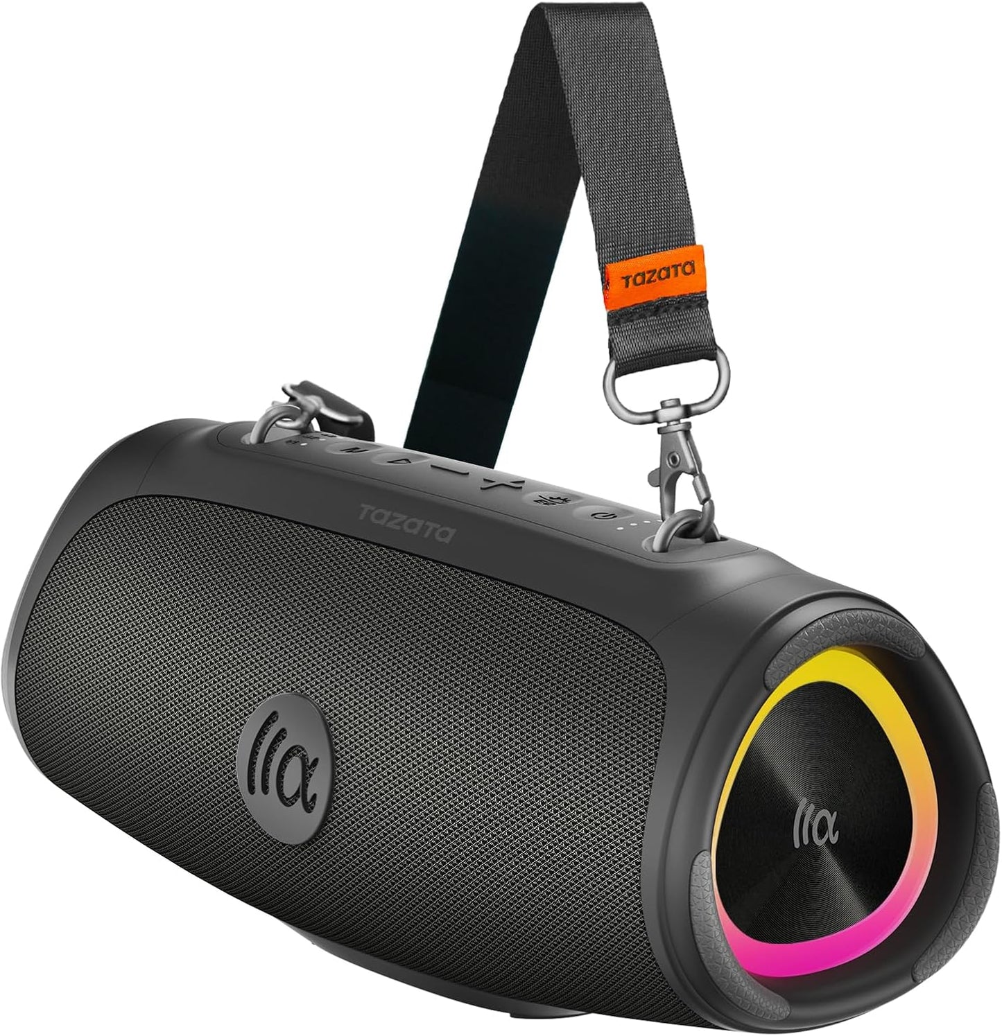 TAZATA - Altavoz Bluetooth portátil de 80 W RMS, subwoofer inalámbr...