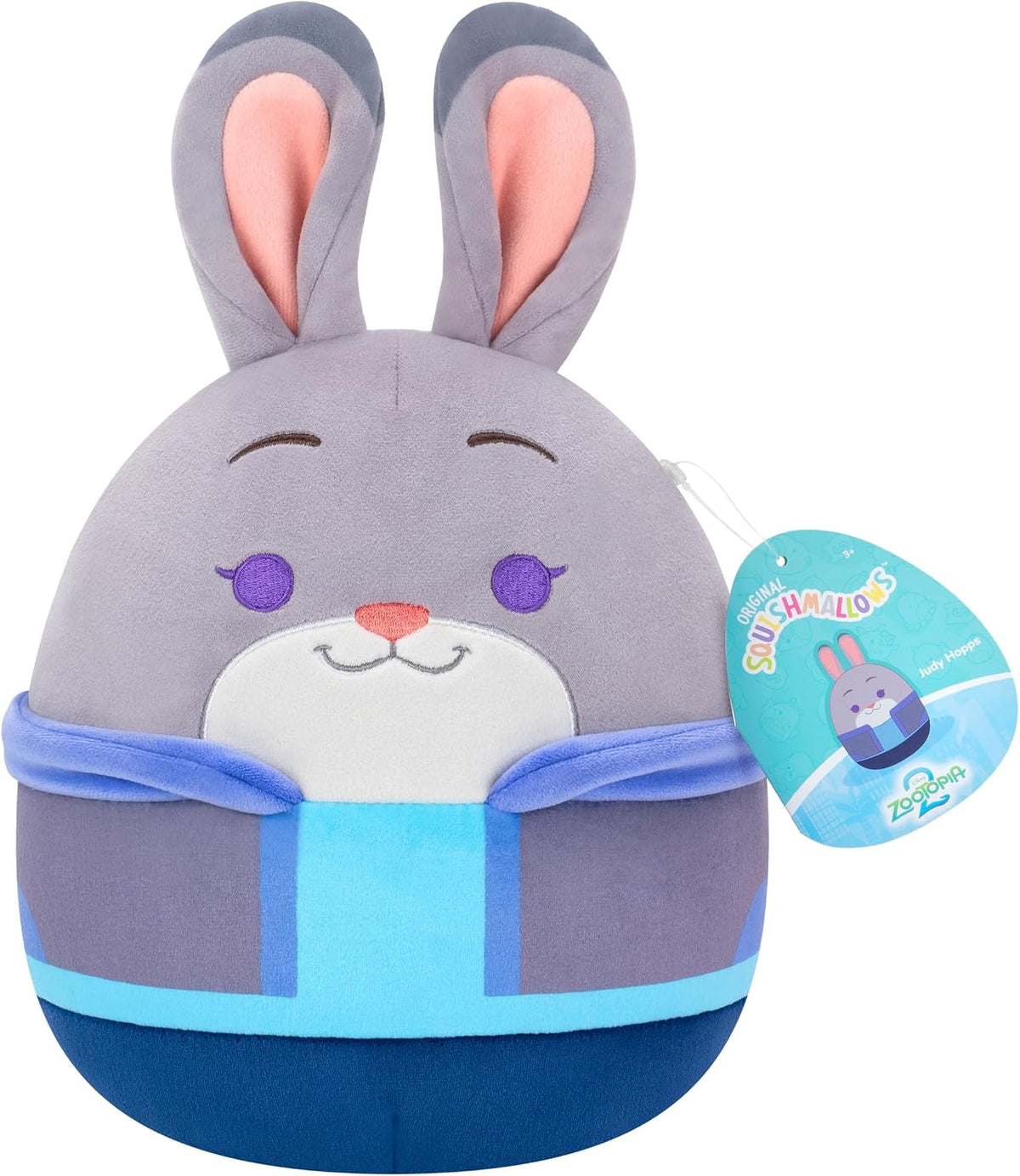 Squishmallows Peluche original de Disney Zootopia 2 Judy Hopps de 8...