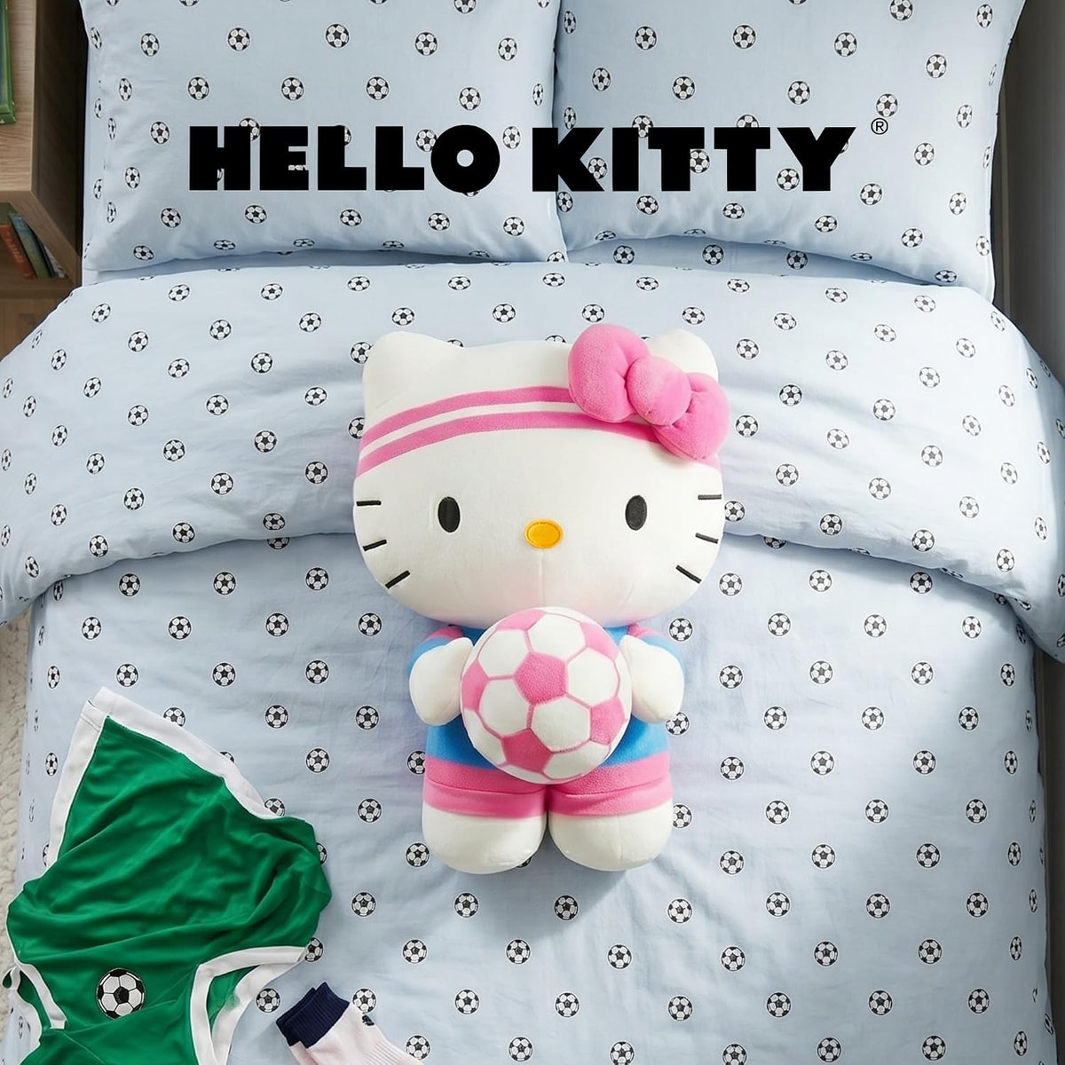 Hello Kitty Kids Bedding - Almohada súper suave y acogedora con bal...