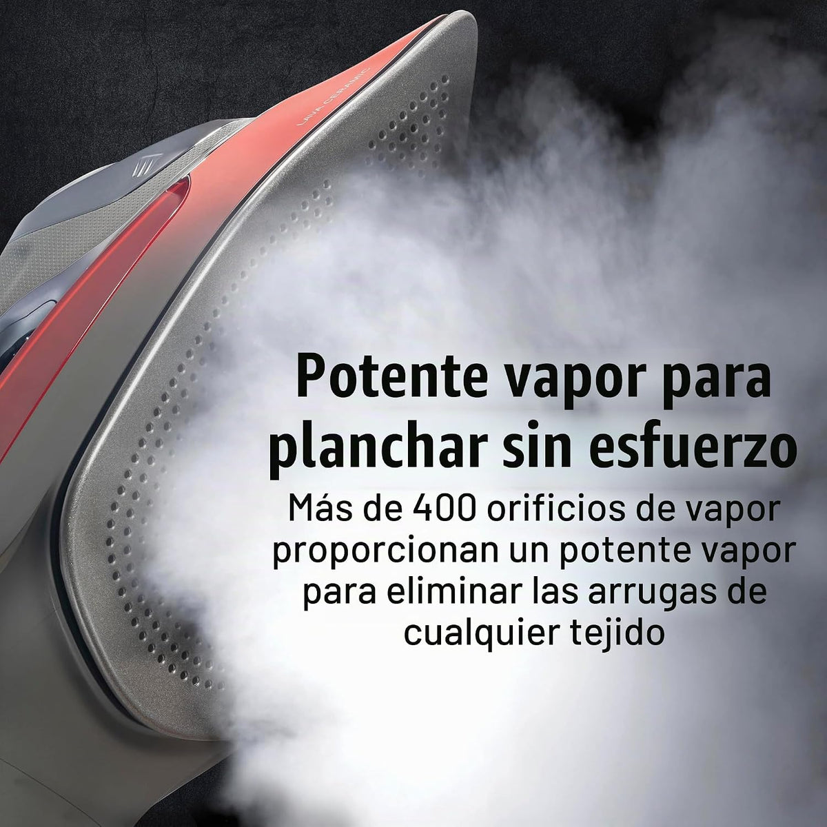 CHI Plancha de vapor para ropa con cable retráctil de 8 pies, 1700...