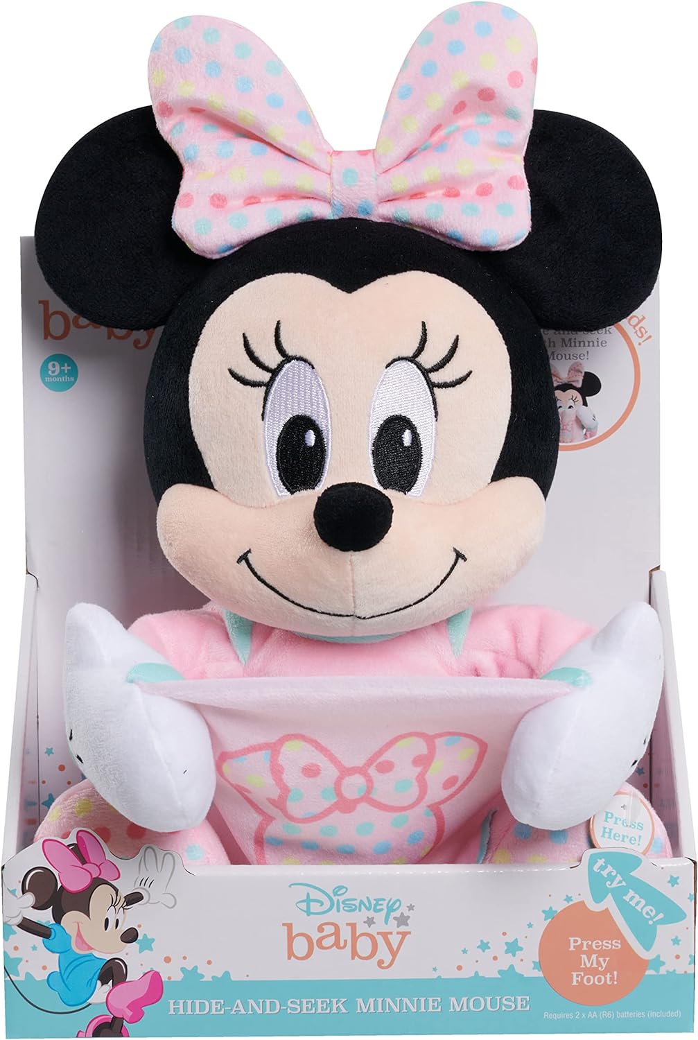 Disney Baby - Muñeco interactivo de Minnie Mouse de 28 centímetros...