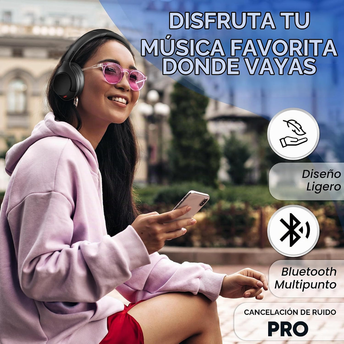 Auriculares inalámbricos con cancelación de ruido Philips, auricula...