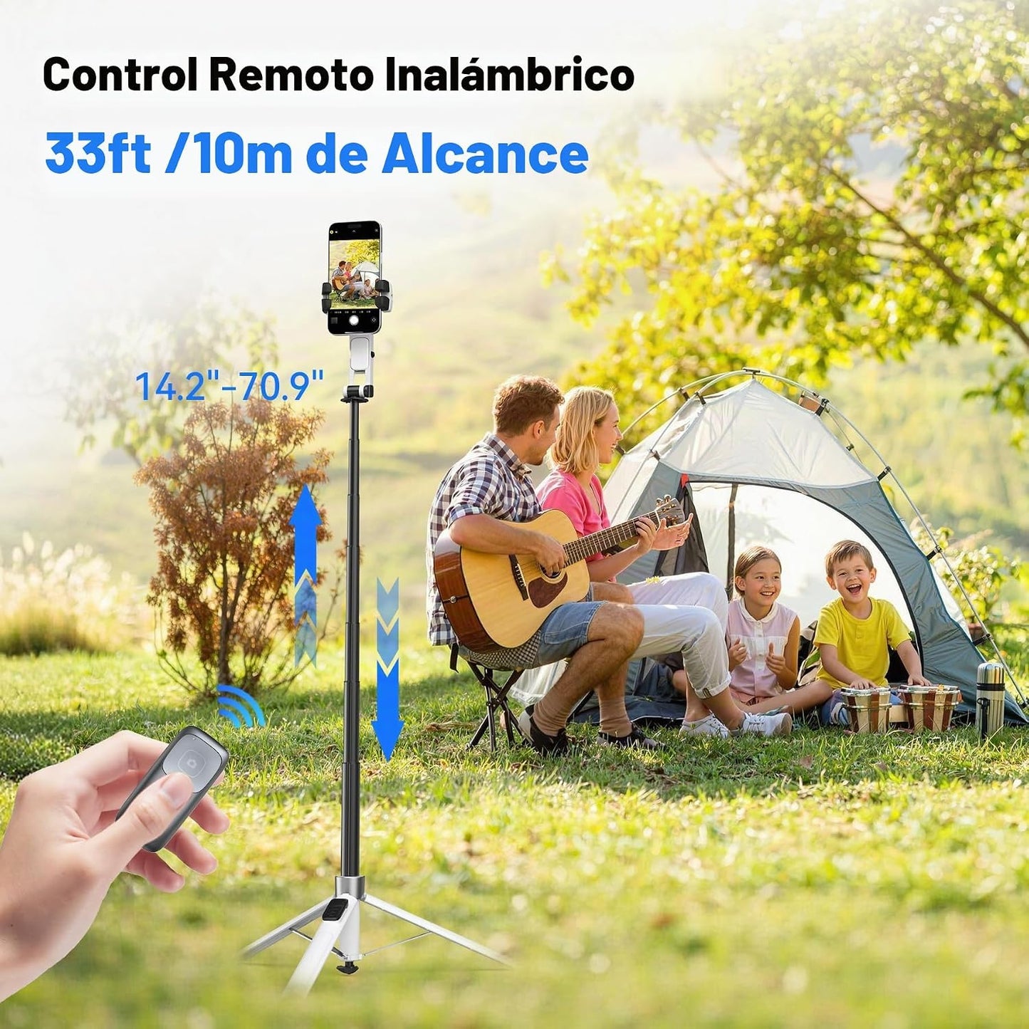 Trípode para selfie con seguimiento facial automático 2026 para iPh...