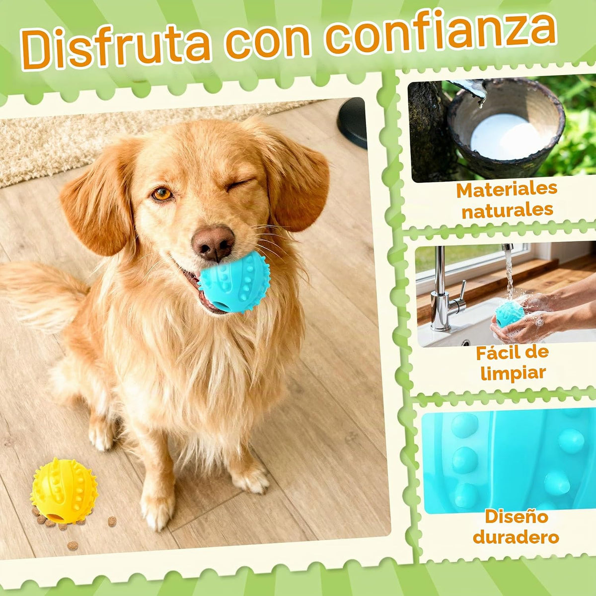 Forfon Juguetes de rompecabezas para perros seleccionados para el a...