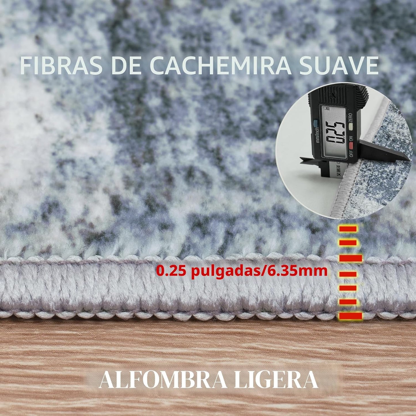 Alfombra de 8 x 10 pies, lavable, abstracta, grande, antideslizante...