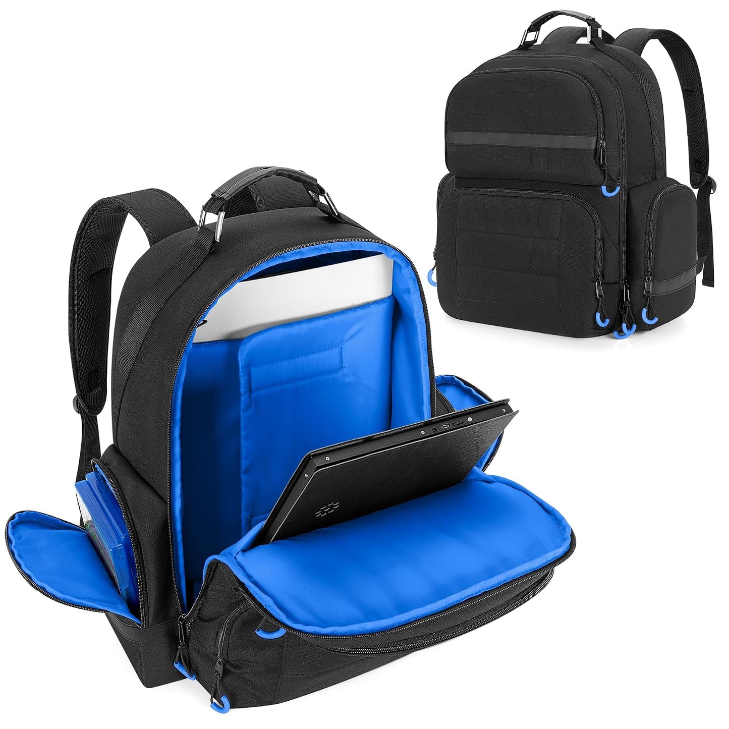 PGmoon Mochila de consola compatible con Playstation 5\/PS5 Slim\/P...