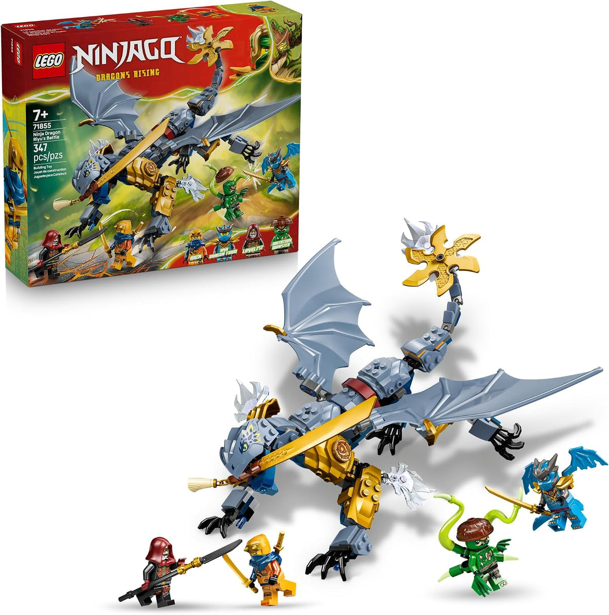 LEGO NINJAGO - Juguete de construcción de batalla del Dragón Ninja...