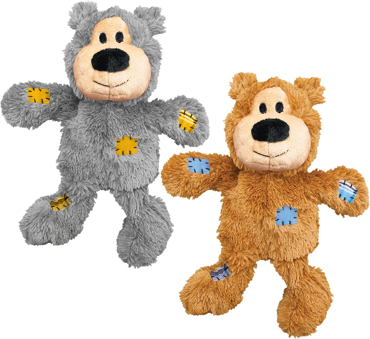KONG Wild Knots Bears - Juguetes duraderos para perros con cuerdas...