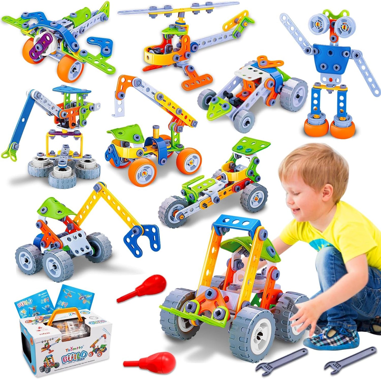 Tsomtto Juguetes STEM 10 en 1 para regalos de cumpleaños para niños...