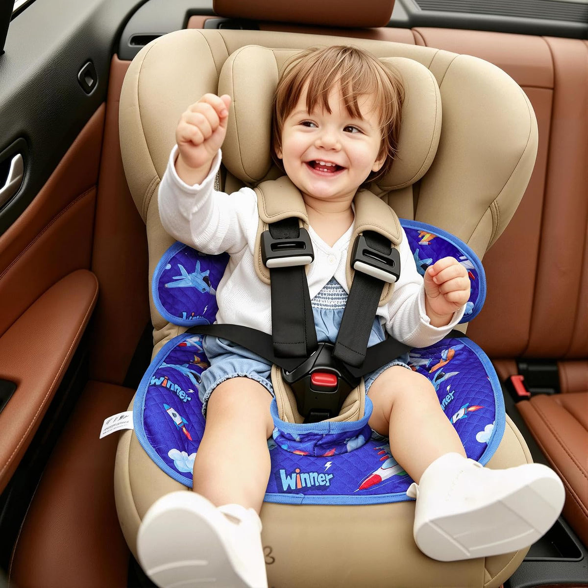 COOLBEBE Protector de asiento de coche impermeable para entrenamien...
