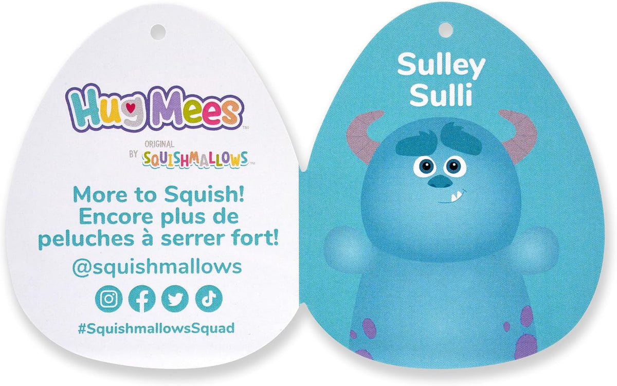 Squishmallows Sulley HugMees original de Disney y Pixar de 10 pulga...
