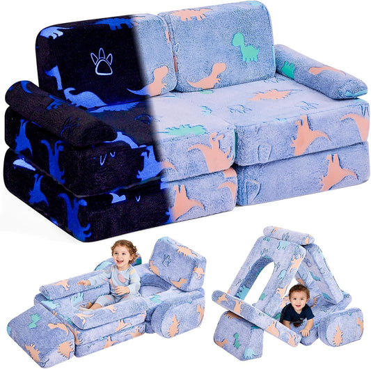 IFNOW Sofá de juego modular para niños, sofá para niños pequeños, s...