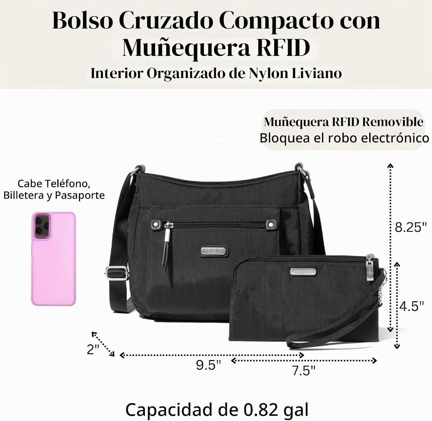 Baggallini La nueva colección clásica Uptown Bagg