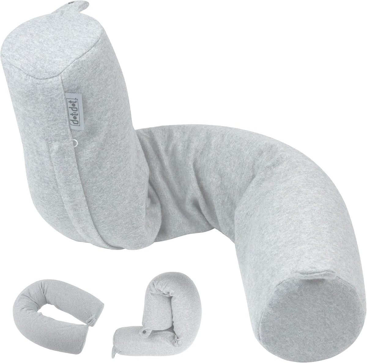 Dot&amp;Dot Almohada de viaje de espuma viscoelástica Twist para av...