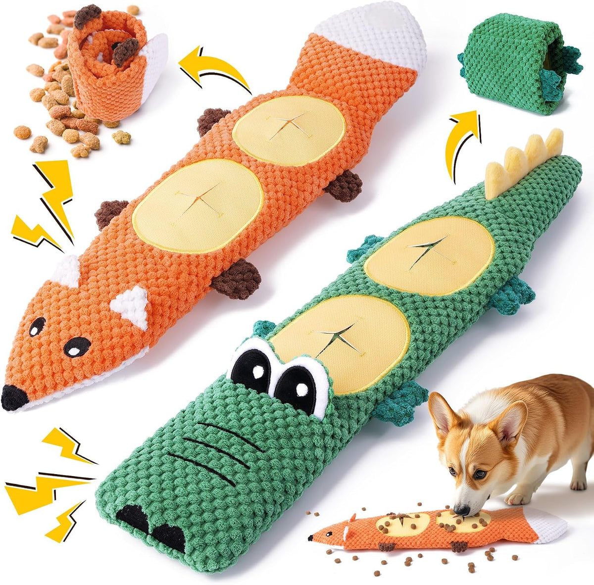 XIUGOAL Juguetes para perros para masticadores agresivos, paquete d...