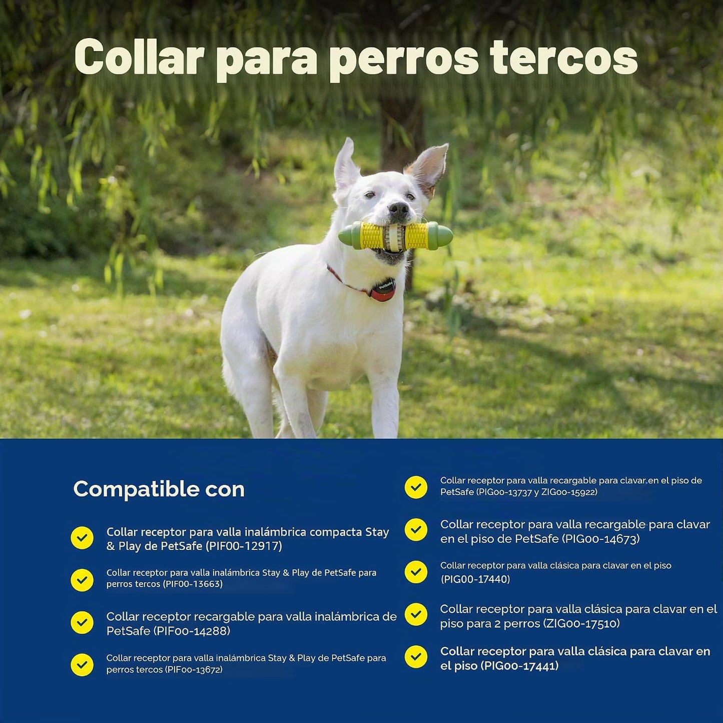 PetSafe Stay &amp; Play - Collar receptor de valla inalámbrica para...