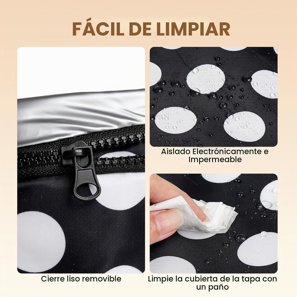 Gorra eléctrica de vapor para el cabello con control de temperatura...