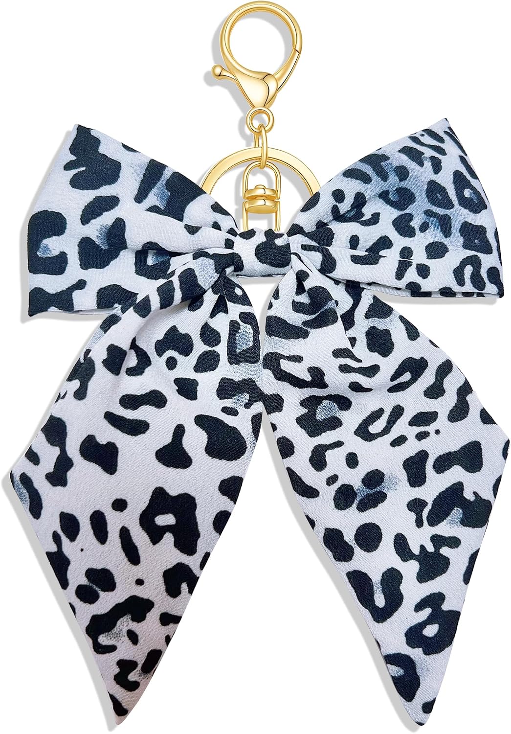 Pithayla Llavero con dije de lazo de leopardo, accesorios para bols...