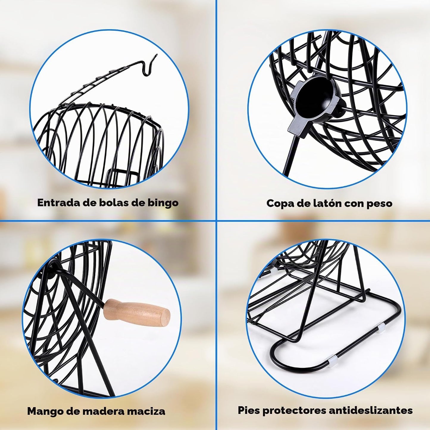 Juego de bingo de lujo GSE para fiestas de amigos, noches de juego...