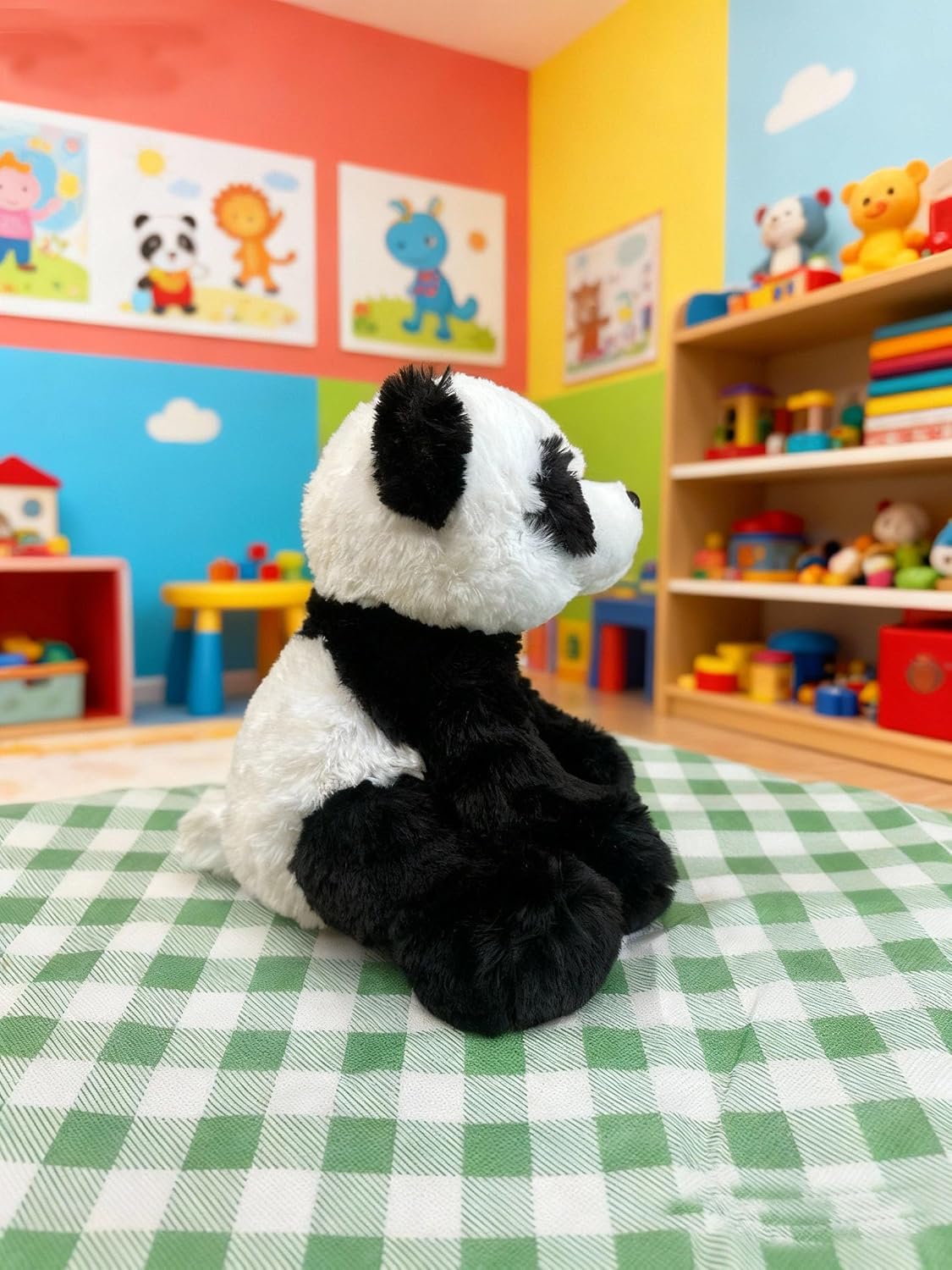 YUKOUQIAN Peluche de panda gigante de 8 pulgadas para niñas y niños...