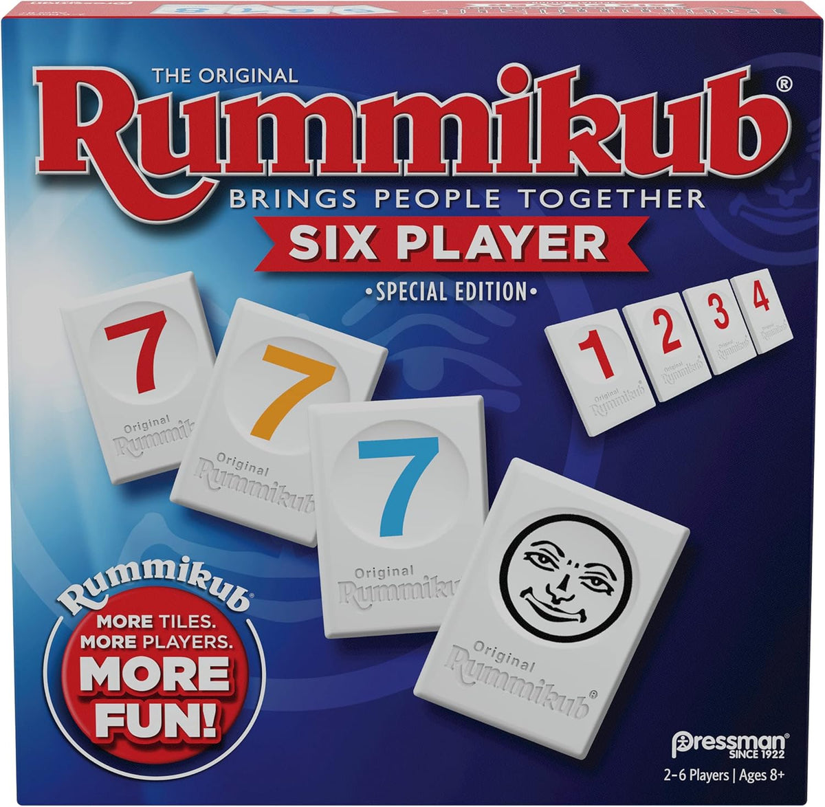 Rummikub Edición para seis jugadores, el clásico juego de fichas Ru...