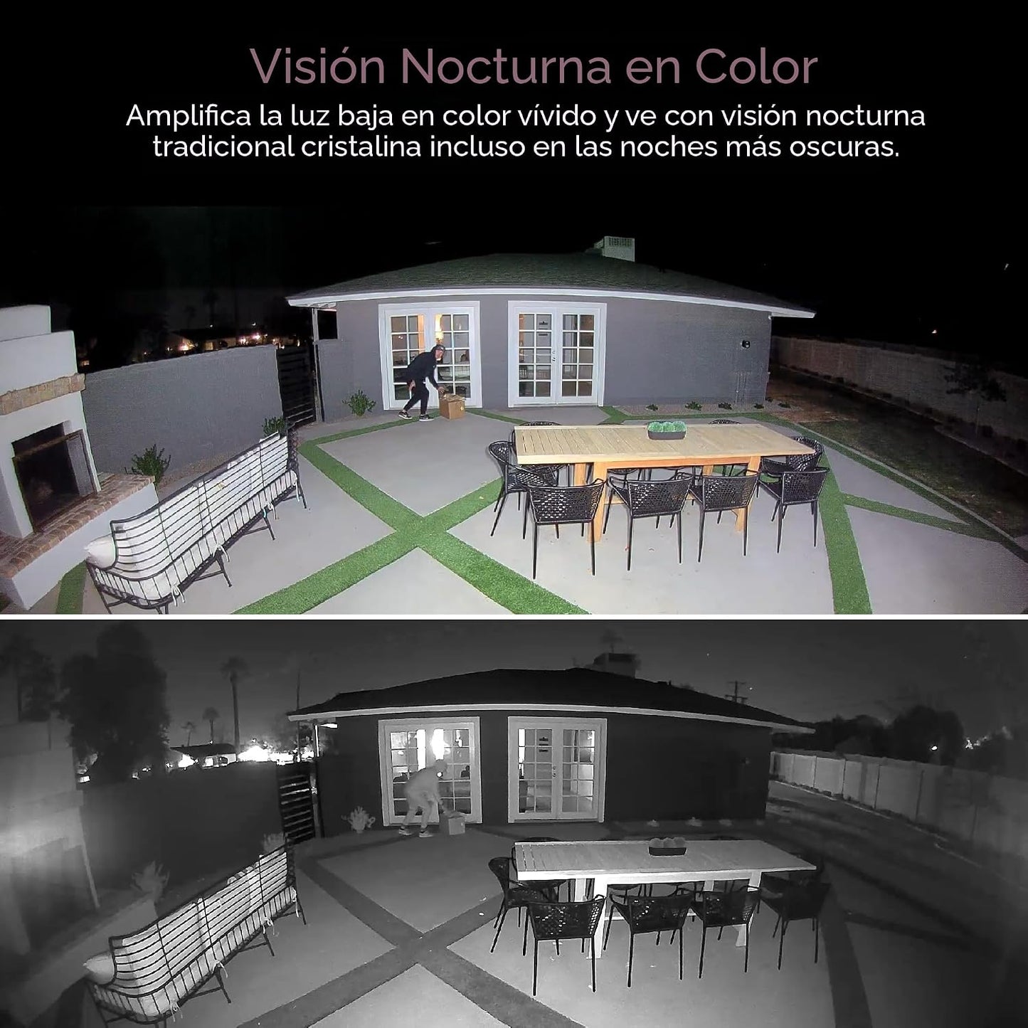 WYZE Cámara Floodlight v2, Cámara de Seguridad para Exteriores, 2K...