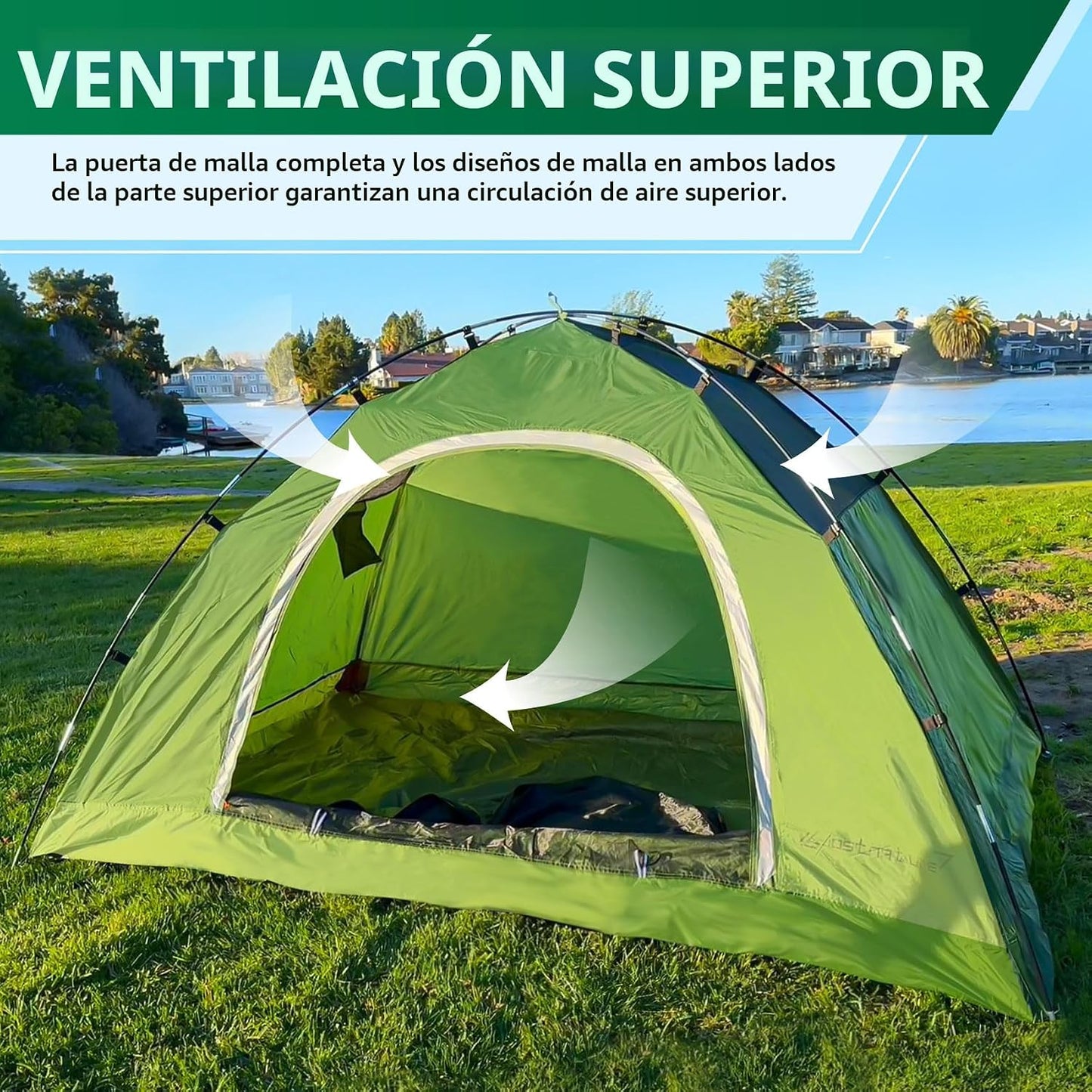 Tienda de campaña para 2 personas, 4 personas, 6 personas - Tiendas...
