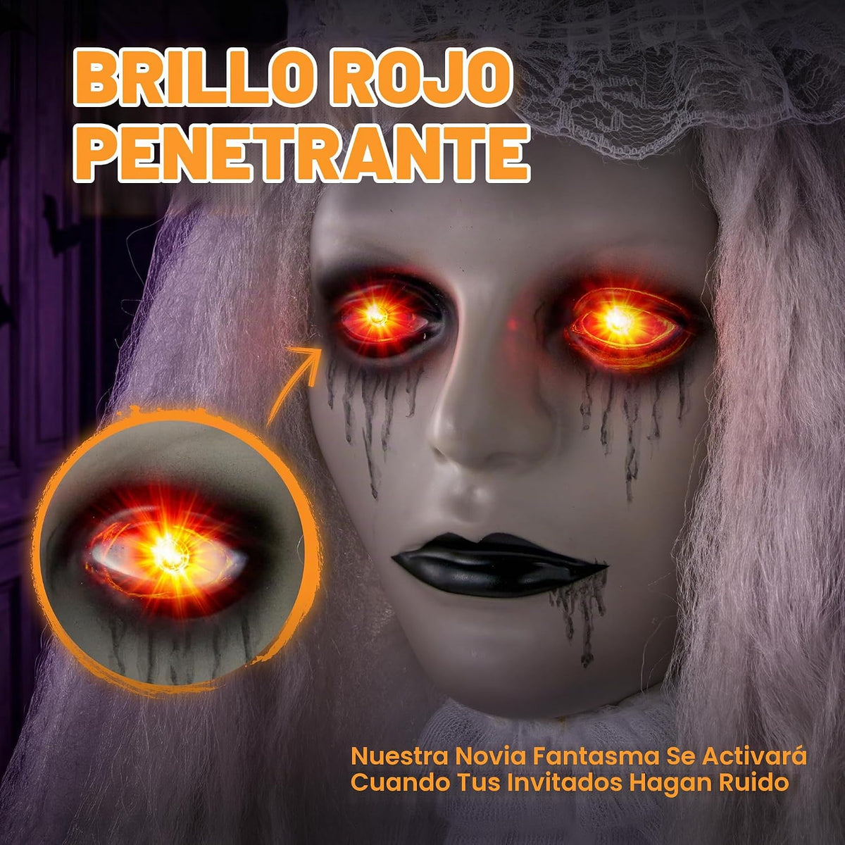 JOYIN Decoraciones de Halloween de 67 pulgadas para exteriores, dec...