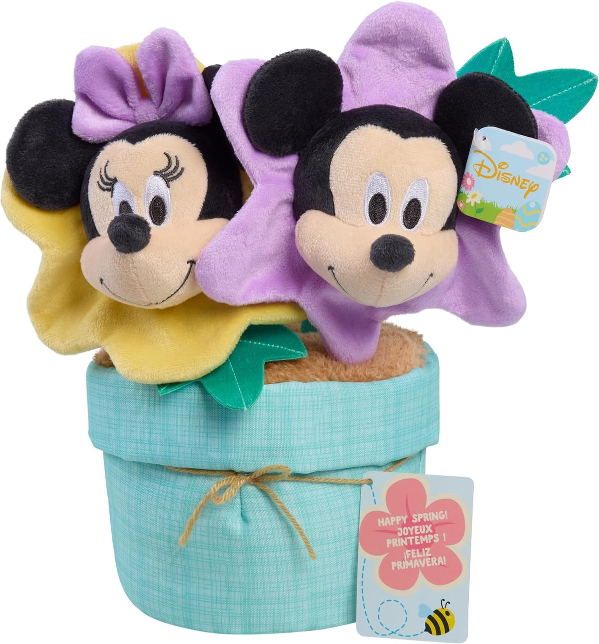 Disney Mickey &amp; Minnie Mouse Easter Blooming Buddies, muñeco de...