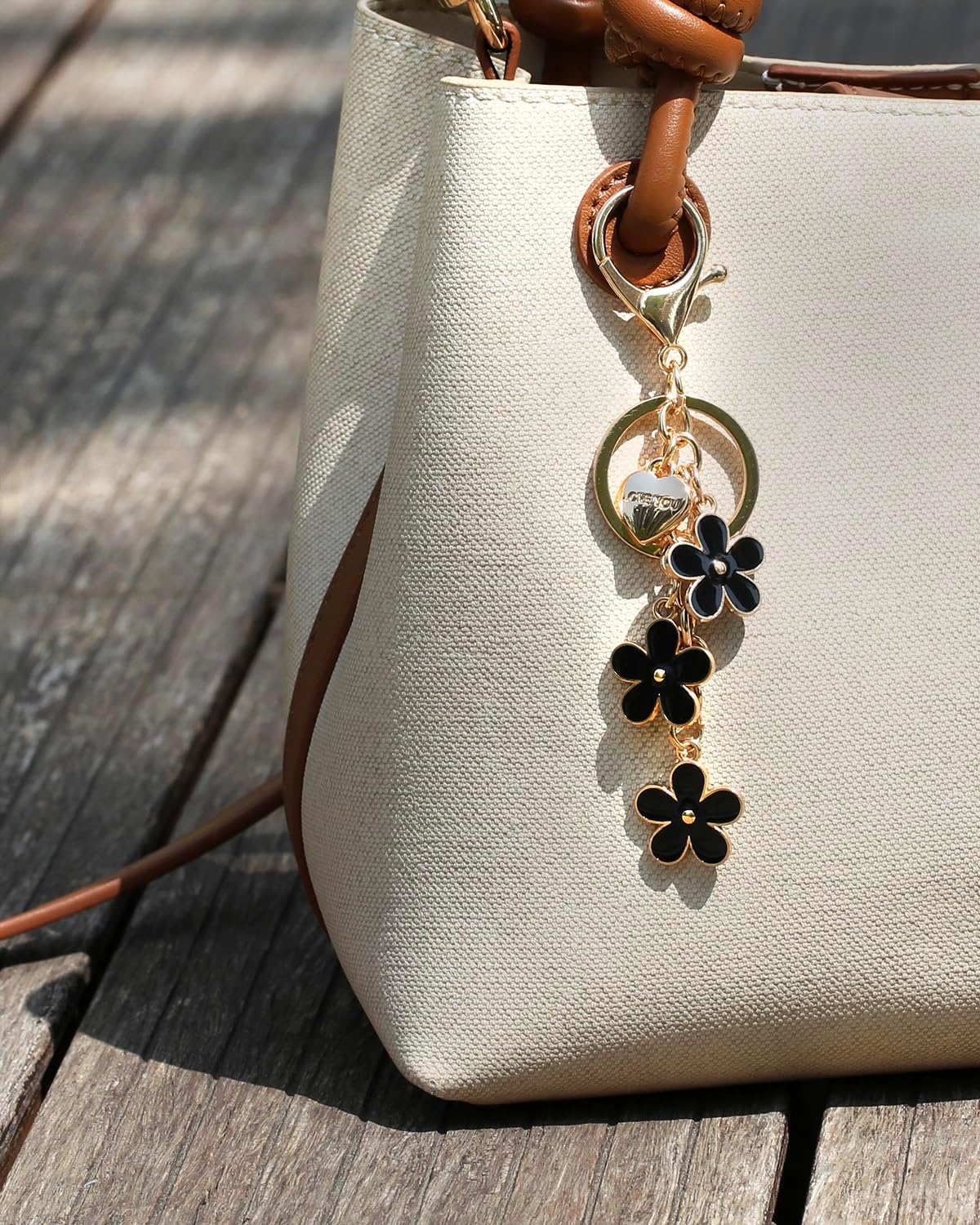 4 dijes para bolsos, bonitos accesorios para bolso y llavero de cer...