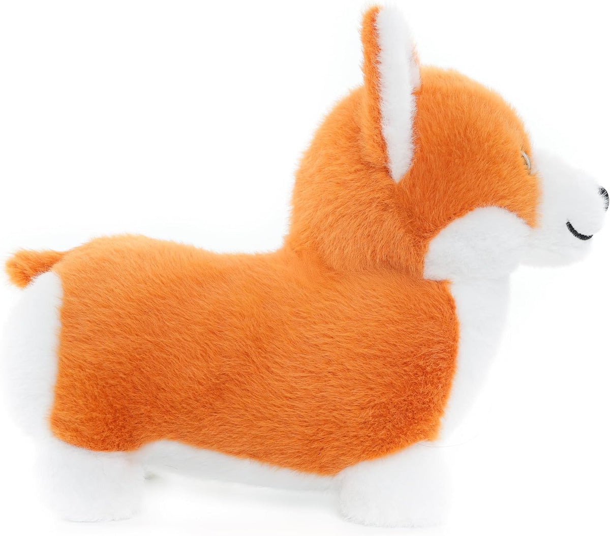 WEIGEDU Juguete de peluche Corgi, lindo animal de peluche de 12 pul...
