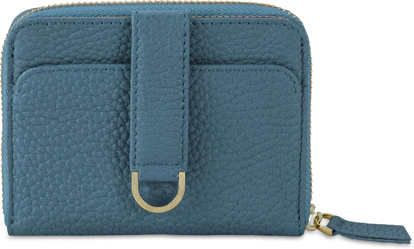Vaultskin Cartera pequeña para mujer, tarjetero de cuero con bloque...