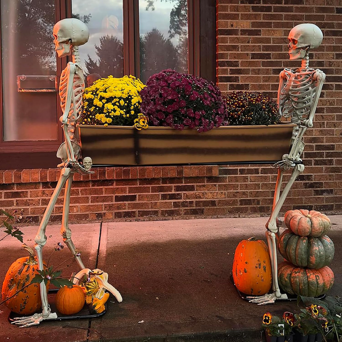 Quntis Esqueleto gigante para decoración de fiesta de Halloween al...