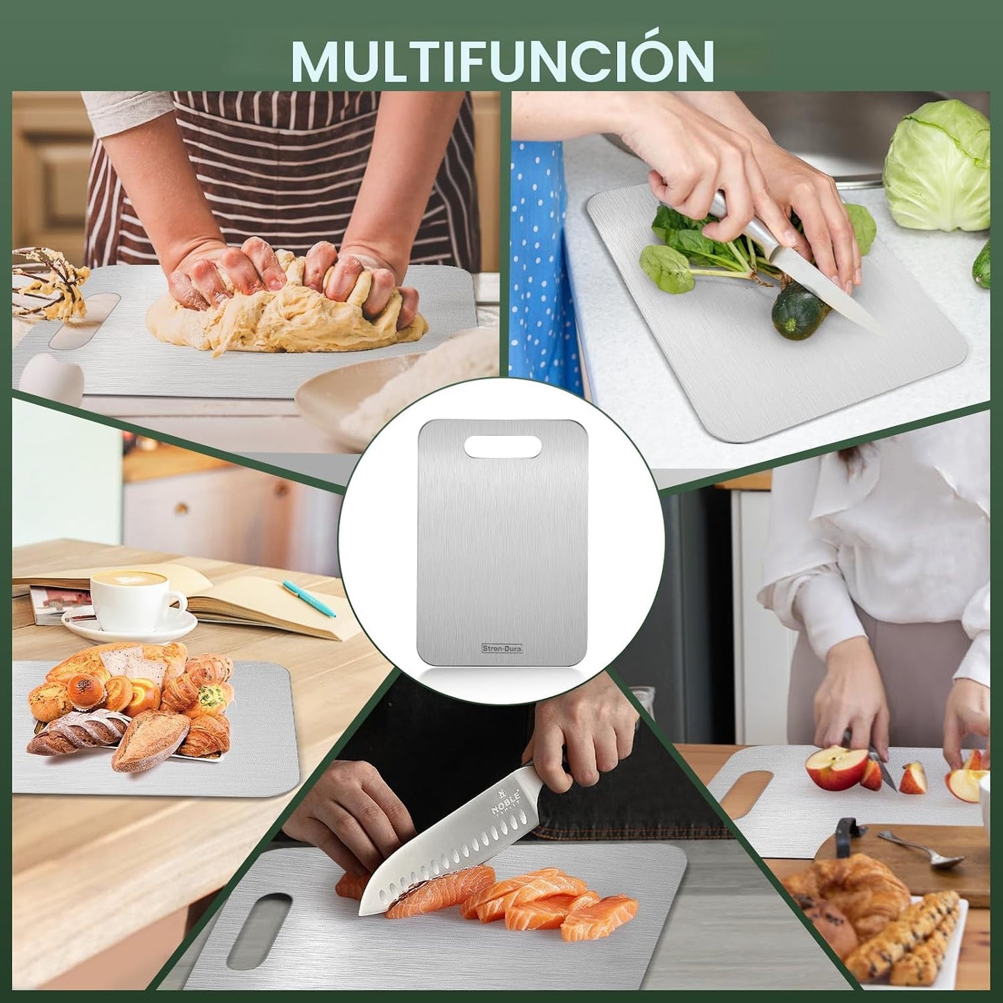 Stron-Dura Tablas de Cortar para Cocina, Tabla de Cortar, Tabla de...