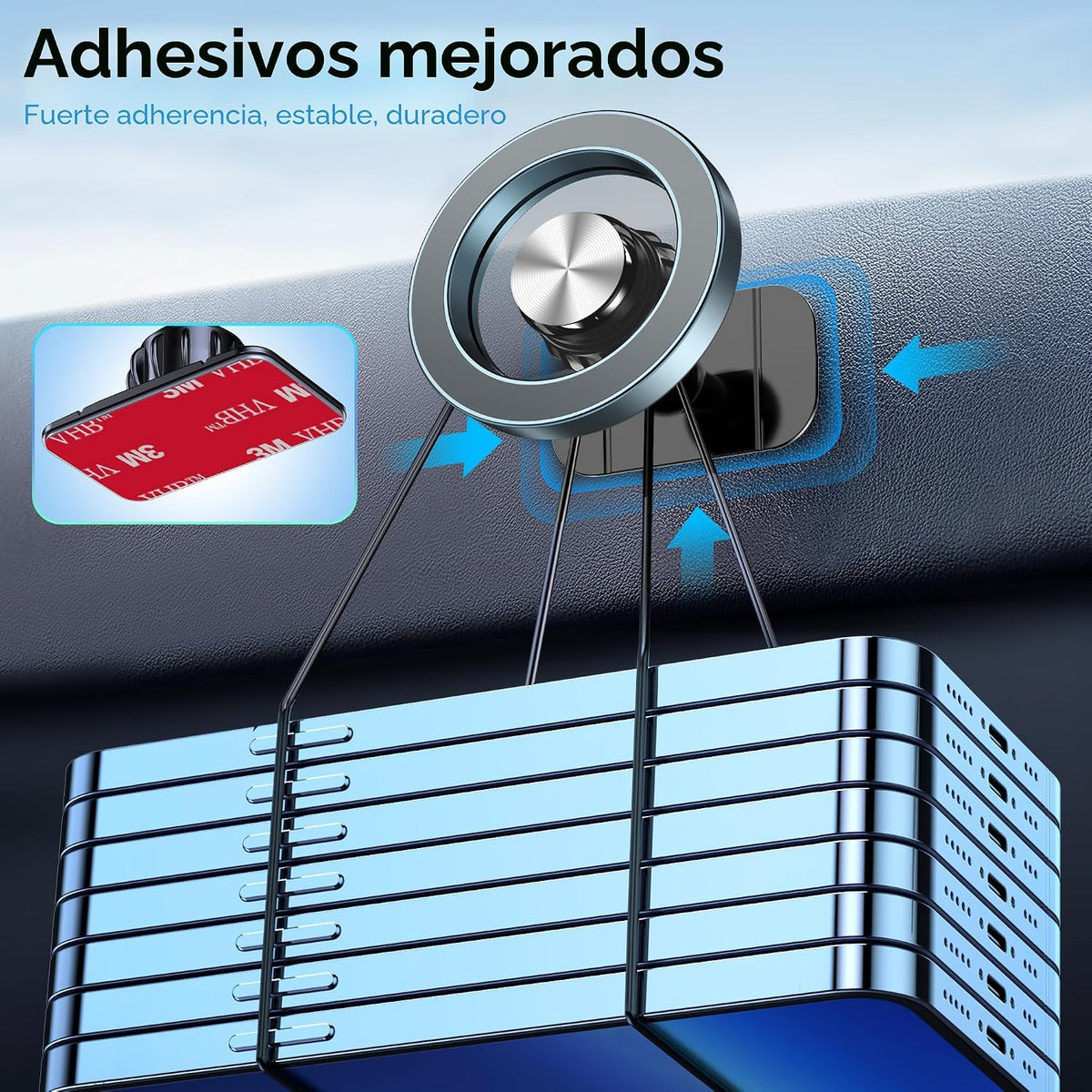 Kaistyle para soporte de coche Magsafe 【Imán fuerte】Soporte magnéti...