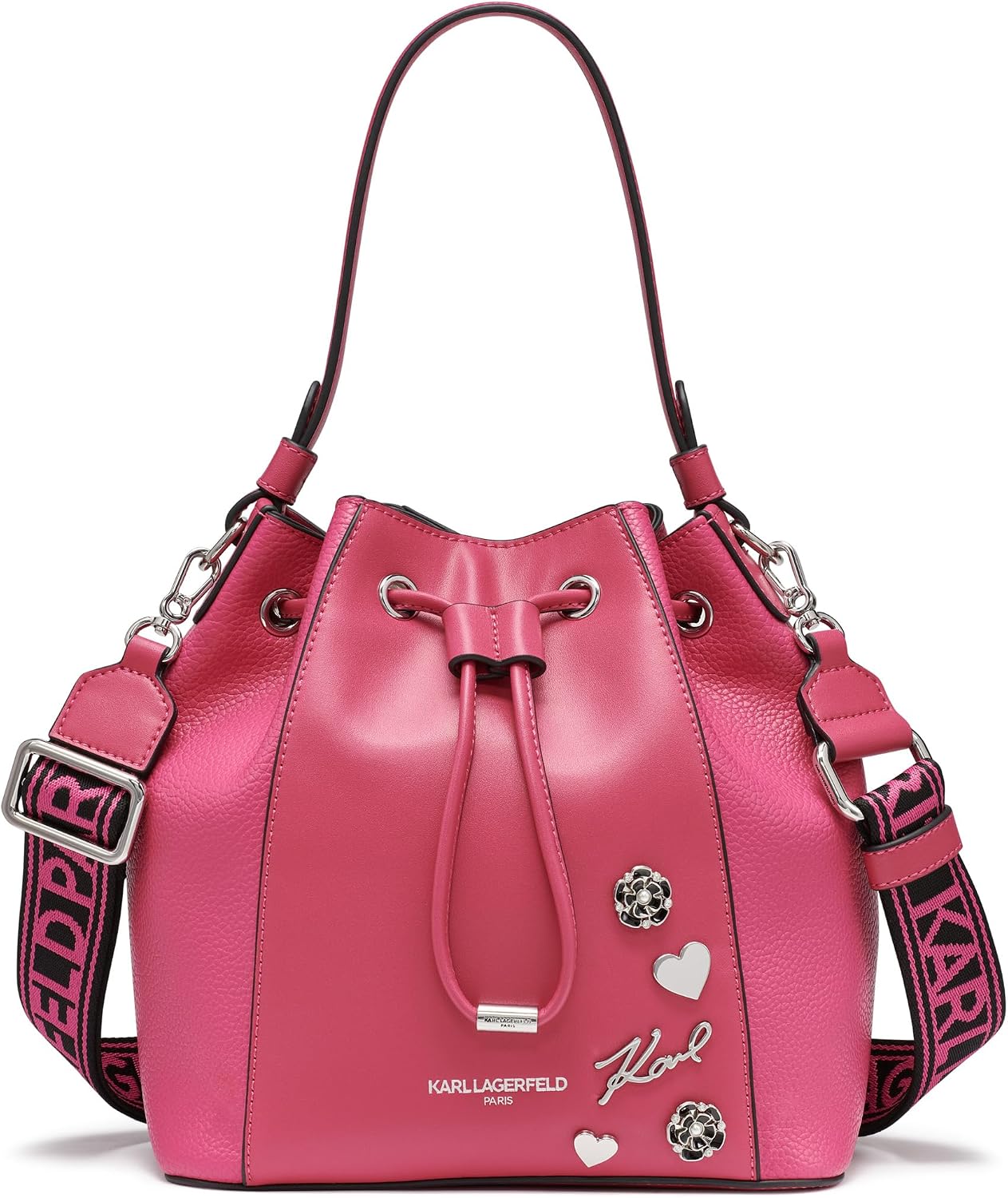 KARL LAGERFELD Paris Adele - Bolso de cubo para mujer