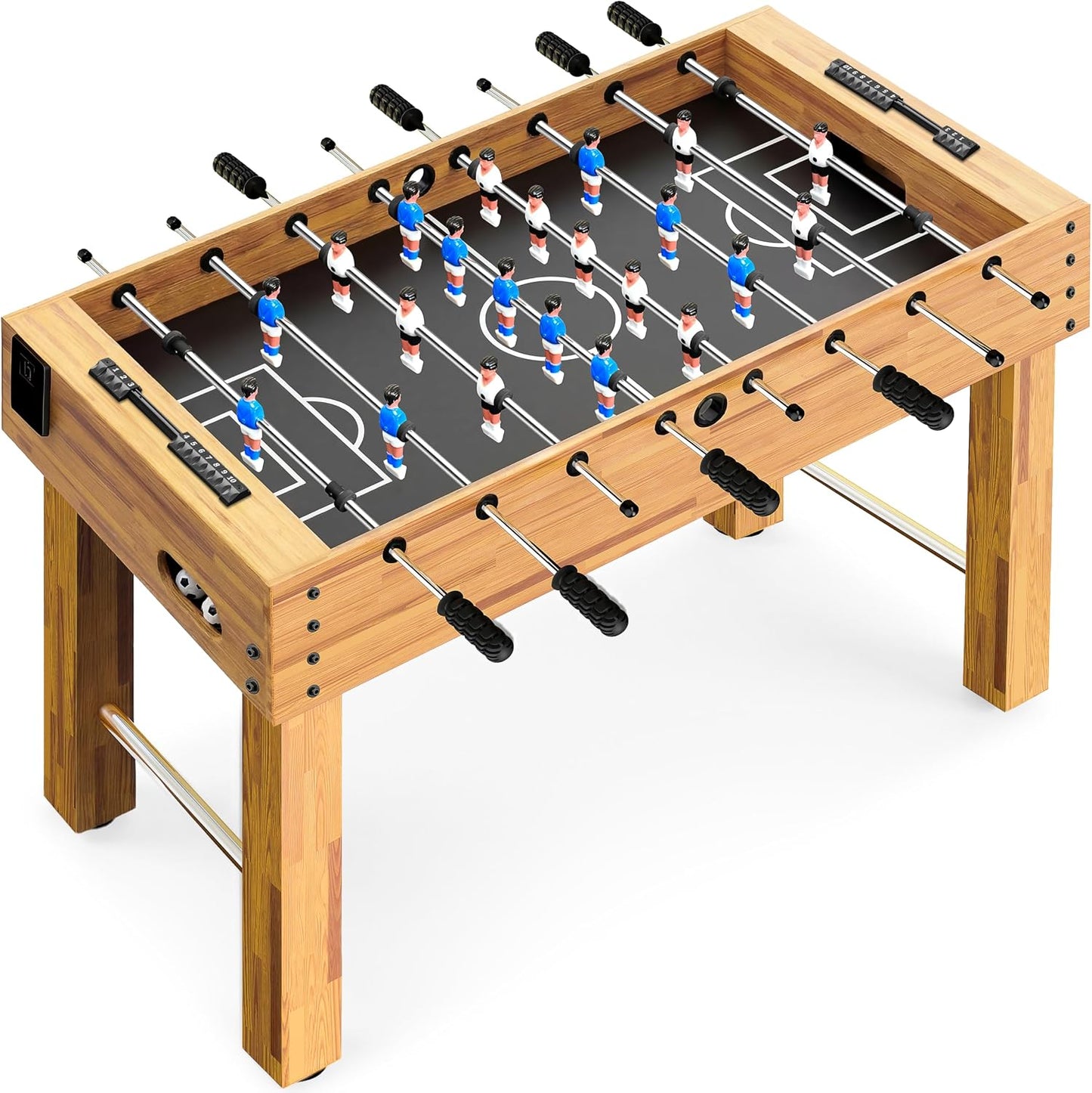 SereneLife Mesa de futbolín de 48 pulgadas, mesa de juego de fútbol...