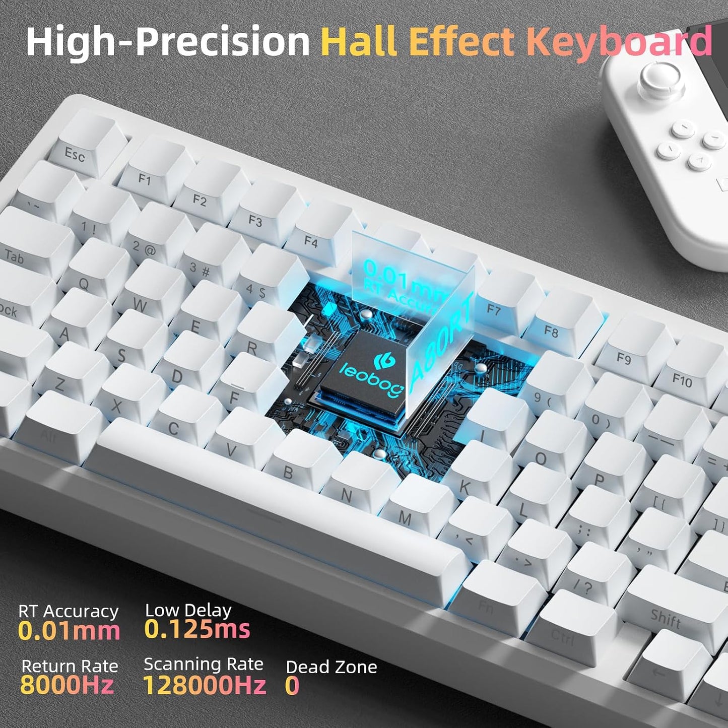 LEOBOG A80 RT Efecto Hall Teclado mecánico para juegos Disparador r...