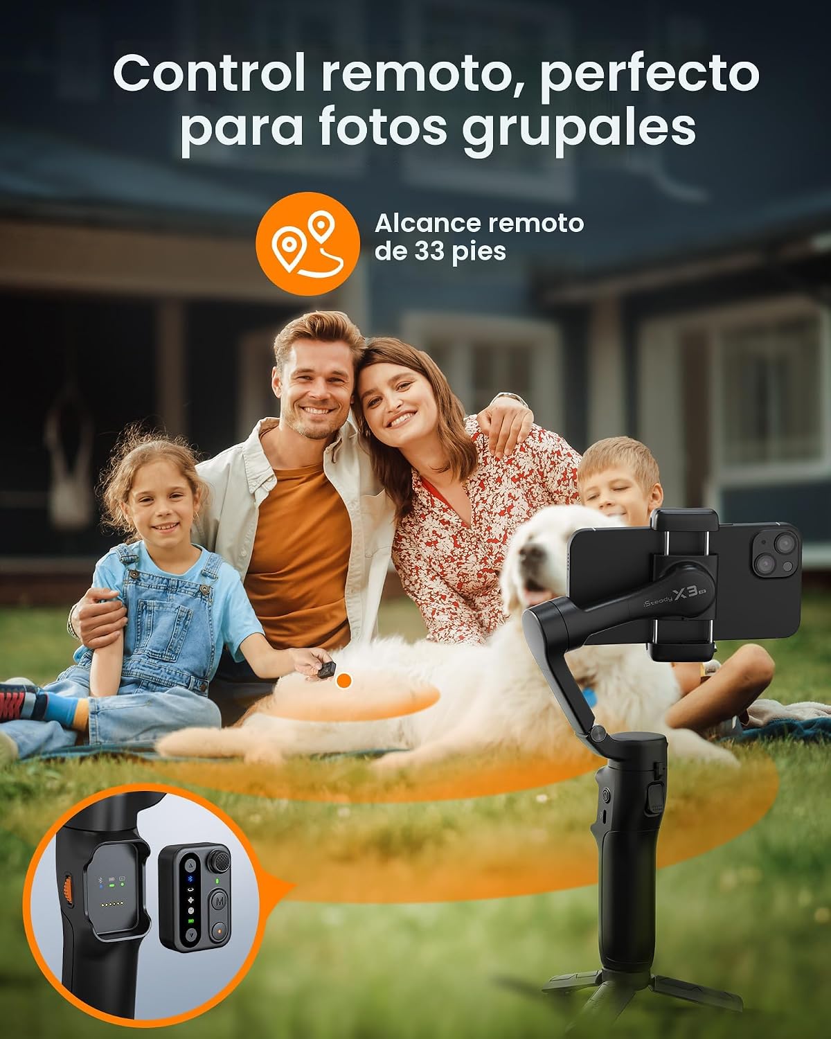 Estabilizador de cardán iSteady X3 SE de hohem para iPhone, estabil...