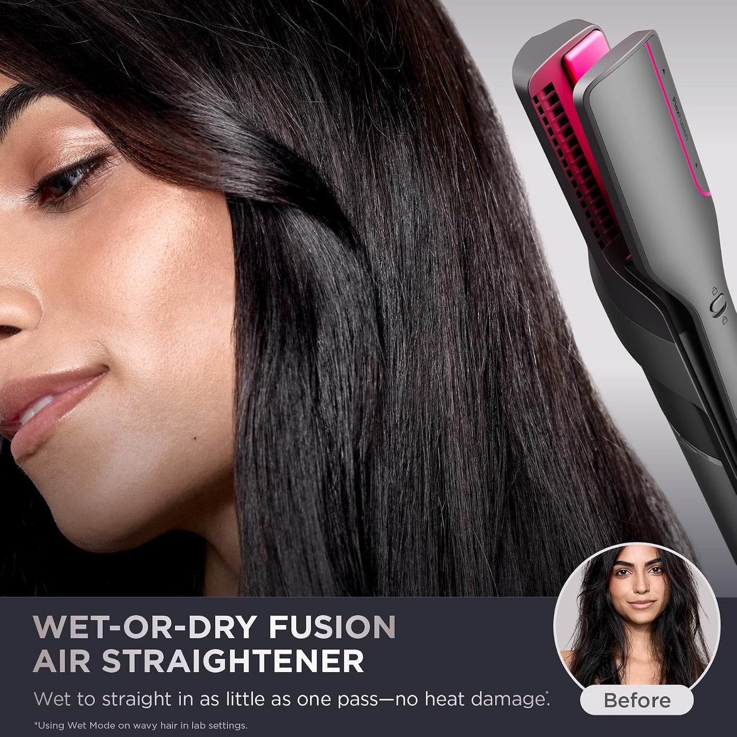 Secador de pelo y alisador de cabello Shark FlexFusion con potente...