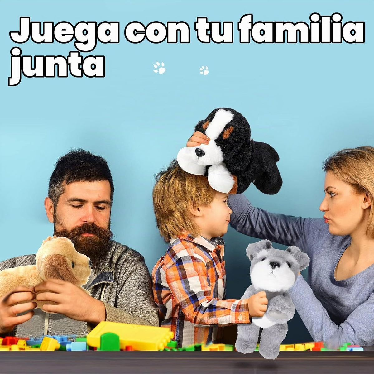 Skylety - 3 piezas de peluche para perro, perro de montaña, Schnauz...
