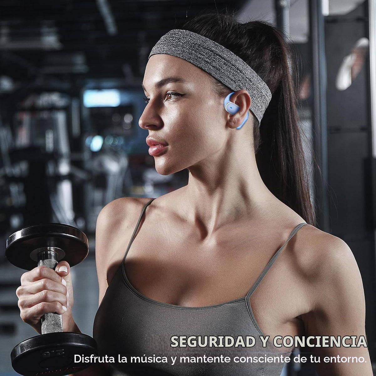 Auriculares inalámbricos de oreja abierta, auriculares Bluetooth, a...