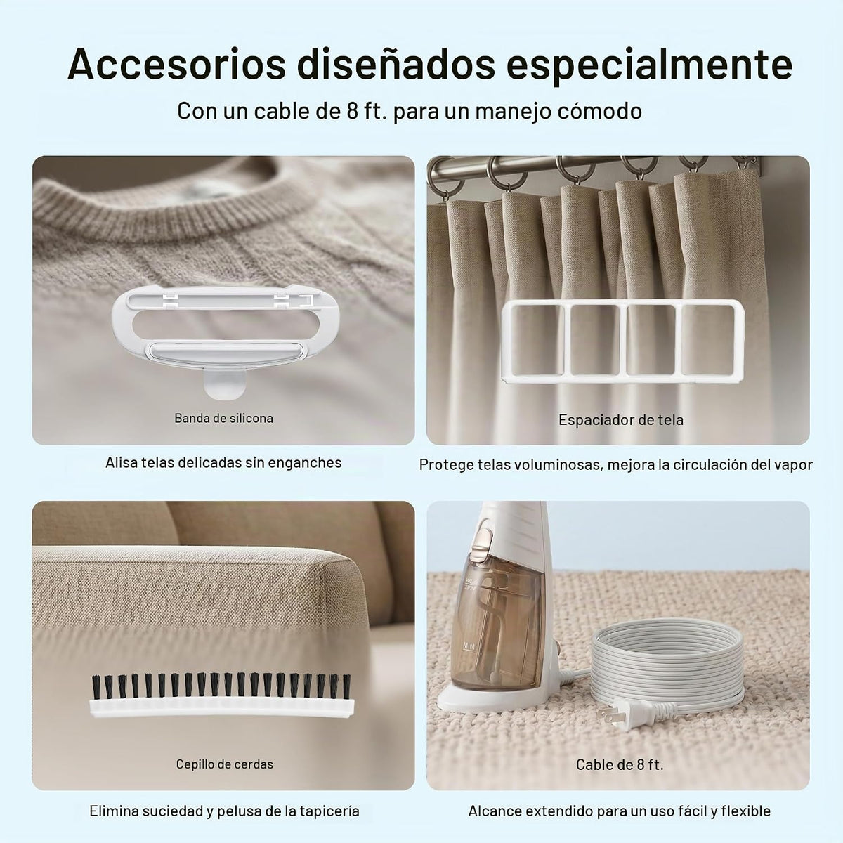 Conair Vaporizador de ropa de mano para ropa, vaporizador de tela T...